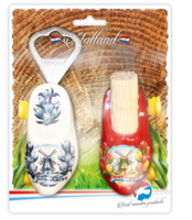 Klomp Opener Met Cocktailprikker - Souvenir Gift