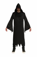 Magere Hein Kostuum - Grim Reaper - Zwart - Volwassenen Magere Hein Kostuum - Grim Reaper - Zwart - Volwassenen