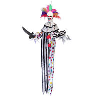 Decoratie Hungry Clown - Halloween Decoratie - 120 cm