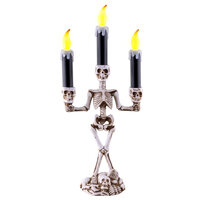 Halloween Skelet Kandelaar - LED Lichten - Decoratie