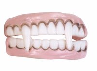 Vampier Gebit - Rubber 2-delig Vampier Gebit - Rubber 2-delig