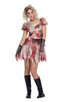 Halloween Jurk Kort - Met Bloed