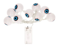 Ketting Oogballen - Led - Halloween - 150 cm
