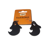 Oorbellen Spook Zwart - Halloween
