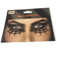 Face Stickers Spinnenweb - Halloween Stickers
