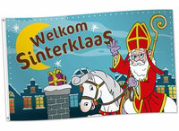 Sinterklaas Vlag - Decoratie Vlag - 150 cm x 90 cm