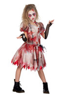 Halloween Jurk Met Bloed - Kort Model - Meisjes