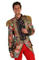 Thetru Carnavalsjas Heren - Carnevale Fiësta Rood - Kleurrijke Bloemen Thetru Carnavalsjas Heren - Carnevale Fiësta Rood - Kleurrijke Bloemen