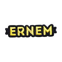 026 Carnaval Embleem - Ernem Goud - Recht - 8 cm