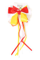 Haarklip Strik Oeteldonk - Rood-Wit-Geel