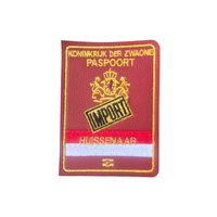 Embleem Huusse - Strijkembleem - Paspoort - Import - Huissenaar