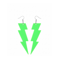 Oorbellen - Flash - Neon Groen