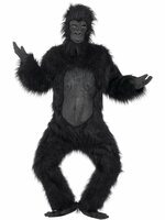 Luxe Gorilla - Dieren Kostuum - Zwart - Heren