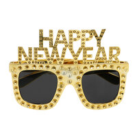 Partybril Bling Bling - Happy New Year - Goud