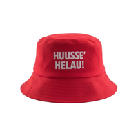Huusse Helau Bucket Hat - Zwaonestad - Huissen - Rood-Wit
