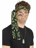 Leger Hoofdband - Camouflage - Army - 145 cm