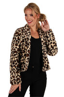 Bontjasje Panter - Zachte Pluche Jas - Dames