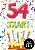 Verjaardagskaart - That Funny Age - 54 jaar - met Envelop
