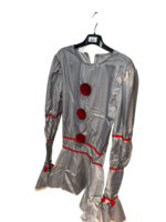 Tweedehands- Clownspak- Maat XS - Grijs