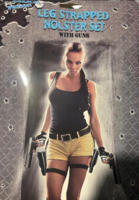 Tweedekans –  Leg strapped holster set - One sizes fits all - Zwart