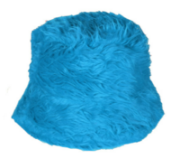 Bucket Hat Pluche - Turquoise - Volwassenen