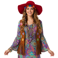 Hippie Flaphoed – Rood – Jaren ’70