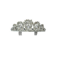 Luxe Diadeem Eleonora - Zilver - Volwassenen