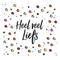 Wenskaart - Heel Veel Liefs - Met Envelop