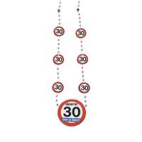 Ketting Verkeersbord 30 Jaar - Verjaardag 30 