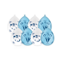 Delftsblauw Ballonnen - Holland  - 8 stuks