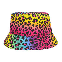 Bucket Hat - Neon Panterprint - UV- Volwassenen