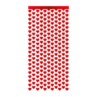 Hartjes Rood - Deurgordijn - Love - Valentijn
