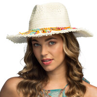 Hawaii Hoed Bohemian - Strandfeest - Volwassenen