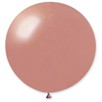 Topballon Latex - Metallic Rosé Goud  - 80 cm 