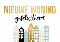 Wenskaart Daisy - Nieuwe Woning Gefeliciteerd