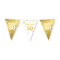 Vlaggenlijn Fancy - Abraham 50 - Wit-Goud