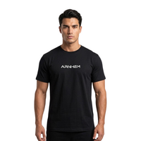 T-shirt Arnhem - Zwart - Volwassenen - Silicone Opdruk