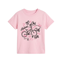 T-shirt Roze - Holland - Fiets  - Katoen - Kinderen