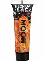 Moon Glow - Neon UV Chunky Glitter Gel - Oranje 12 ml