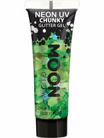 Moon Glow - Neon UV Chunky Glitter Gel - Groen - 12 ml
