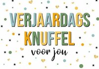 Wenskaart - Daisy - Verjaardagsknuffel Voor Jou