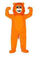 Mascotte EK/WK Oranje Leeuw Kostuum
