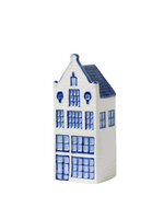 Delfts Blauw Grachtenhuis - NR.3 - Keramiek - 13 cm