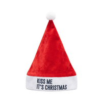 Kerstmuts - Kiss Me It's Christmas - Rood