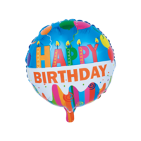 Folieballon - Happy Birthday Ballonnen - 45 cm - Helium- en Luchtvulling