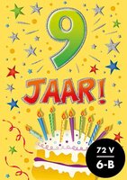 Verjaardagskaart - That Funny Age - 9 jaar - met Envelop