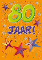 Verjaardagskaart - That Funny Age - 80 jaar C - met Envelop