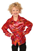 Shirt Disco Rood - Jaren 80 & 90 - Kinderen