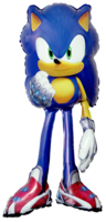 Folieballon - Sonic - 91 cm - Helium- en Luchtvulling