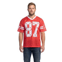 Oversized Ijshockeyshirt - Jersey - Rood - Volwassenen
